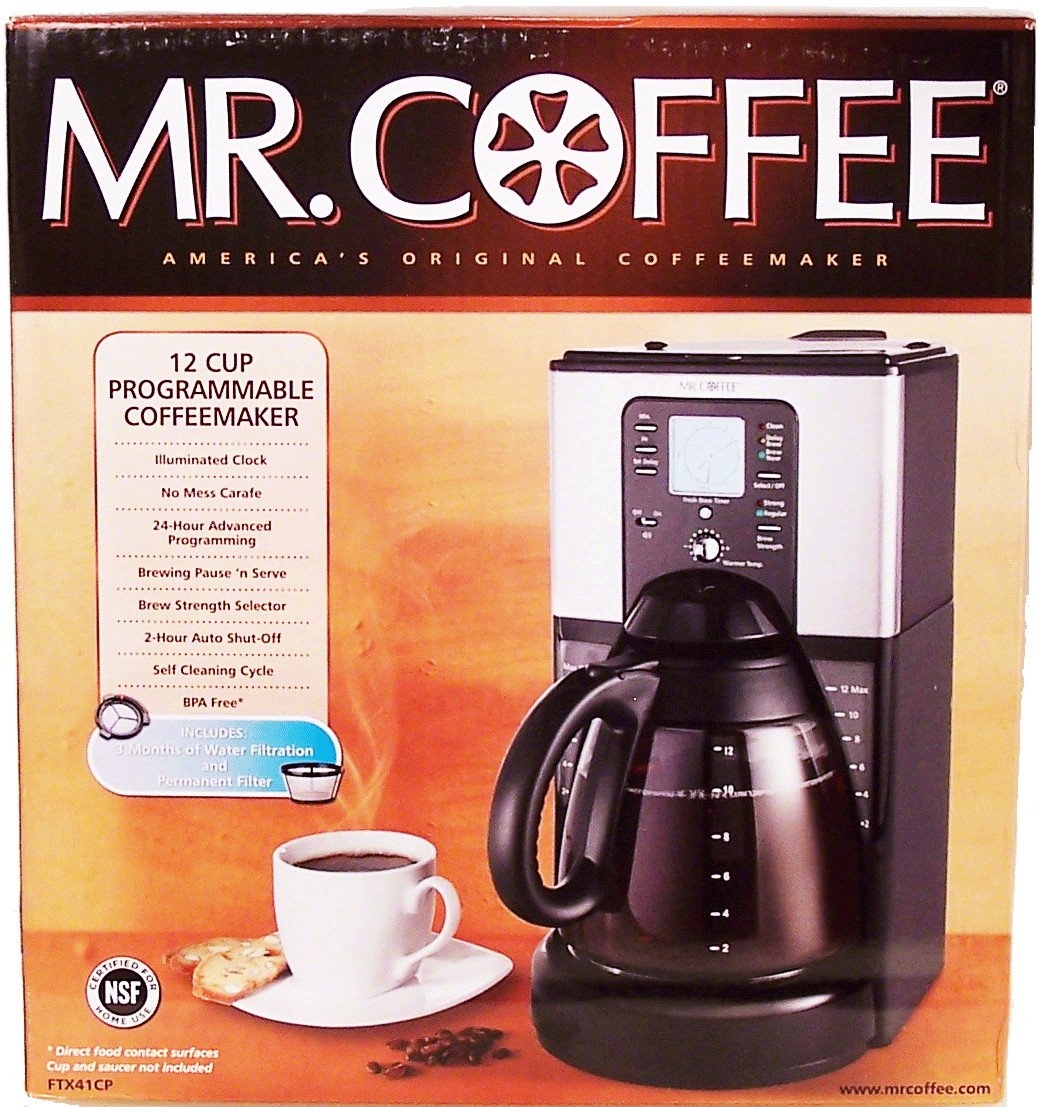 Mr. Coffee  12 cup programmable coffeemaker and pot Full-Size Picture